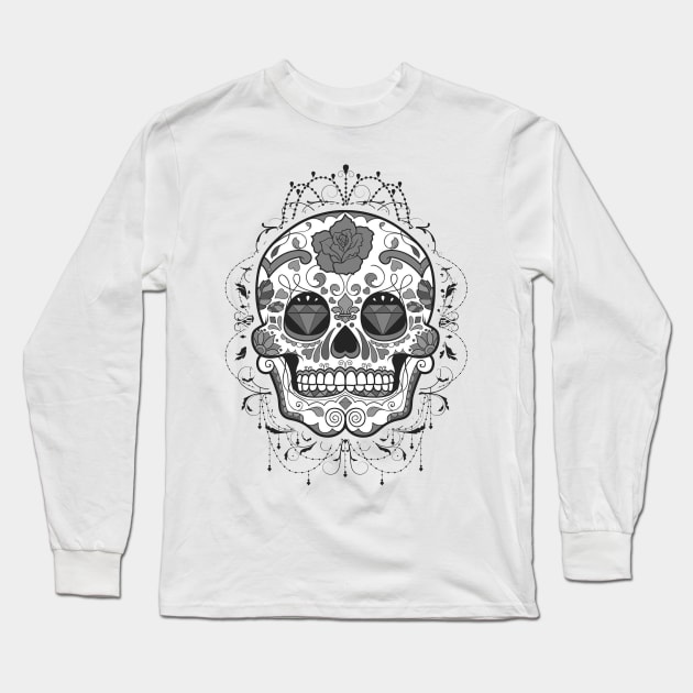 cool skull candy Long Sleeve T-Shirt by El gug